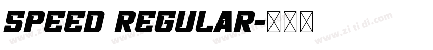 speed regular字体转换 speed regular字体转换